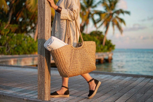 The Playa Straw Tote